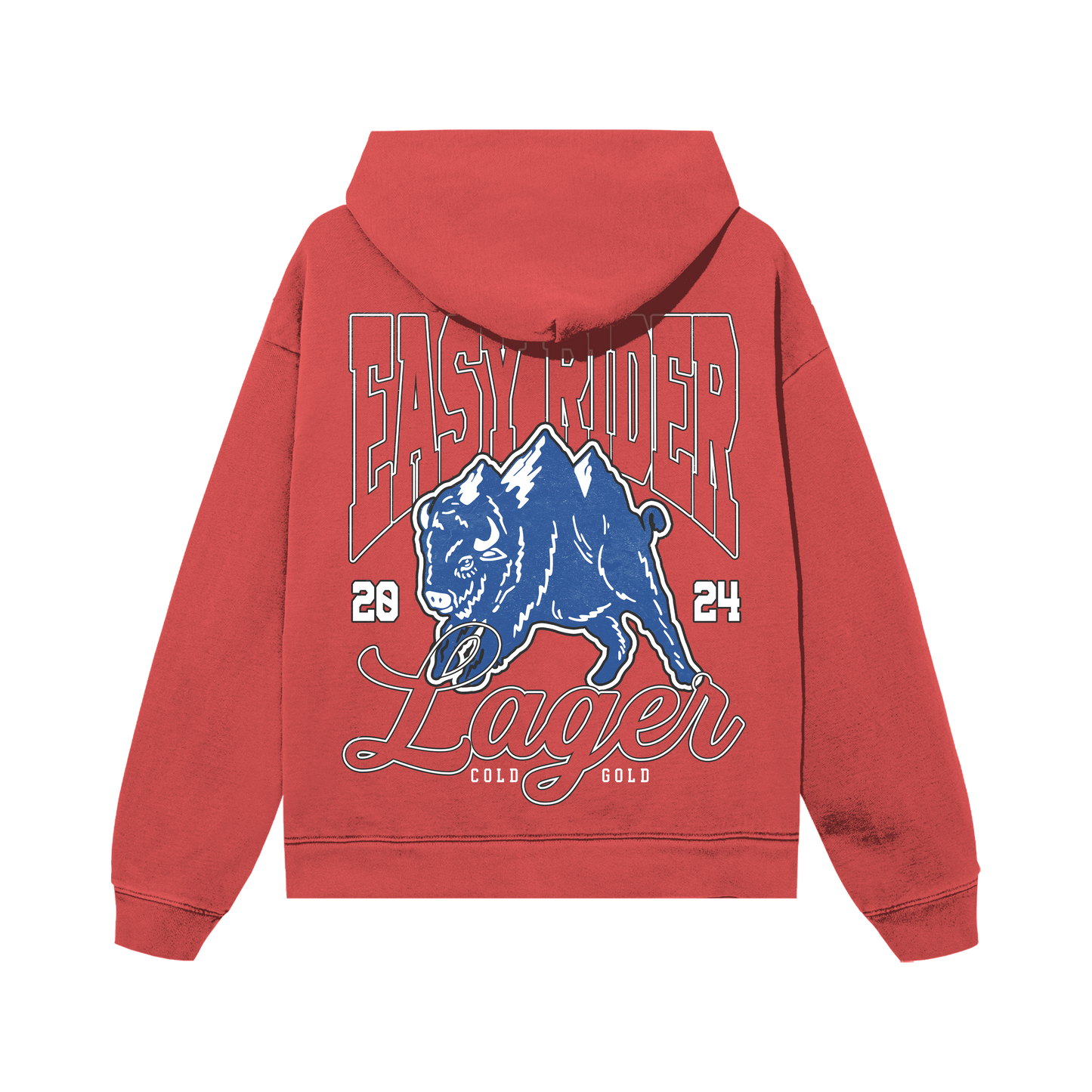 Easy Rider Lager Hoodie (Red)