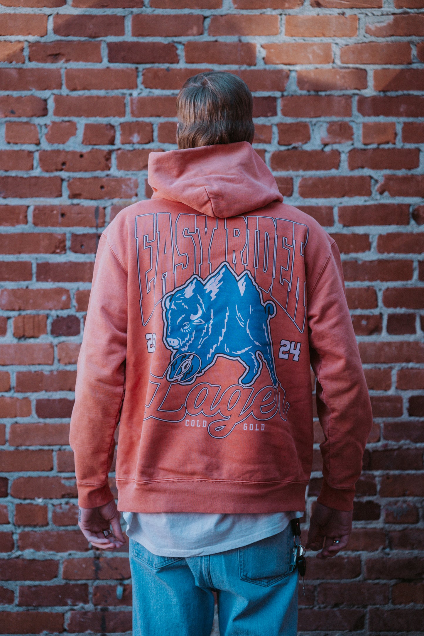 Easy Rider Lager Hoodie (Red)