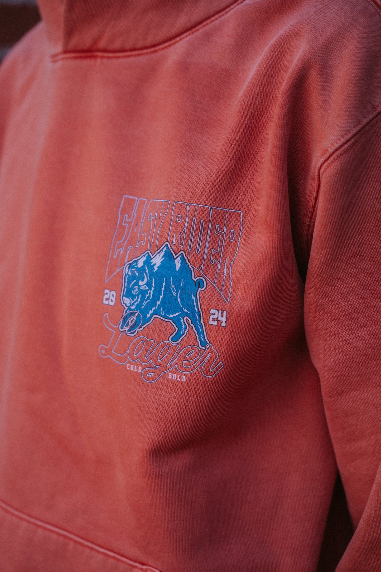 Easy Rider Lager Hoodie (Red)